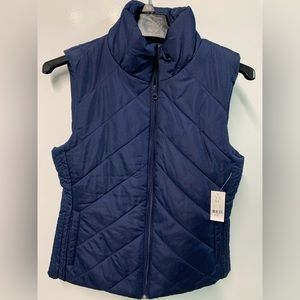 Navy Blue New York & Company puffer vest